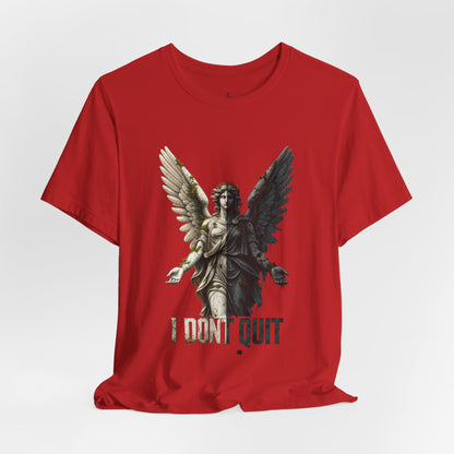Angel Graphic Tee — 'The Last Angel' Illustrated Short Sleeve Shirt
