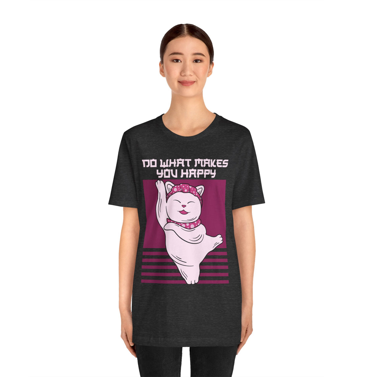 Do What Makes You Happy Cat Tee