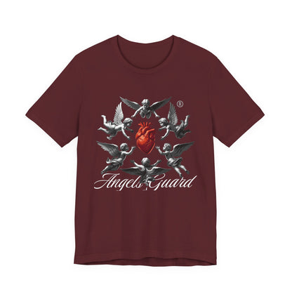 Angel Guard T‑Shirt — Sacred Heart & Cherub Graphic Tee