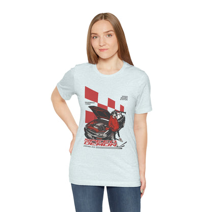 JDM Demon Street Racing T‑Shirt — Retro Car Anime Graphic Tee