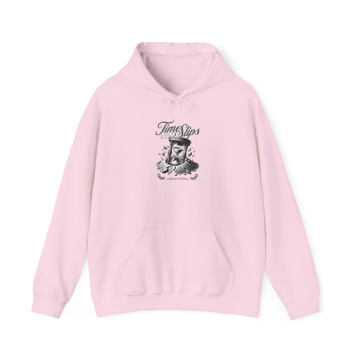Time Slips Graphic Hoodie — Vintage Pocket Watch Illustration Sweatshirt