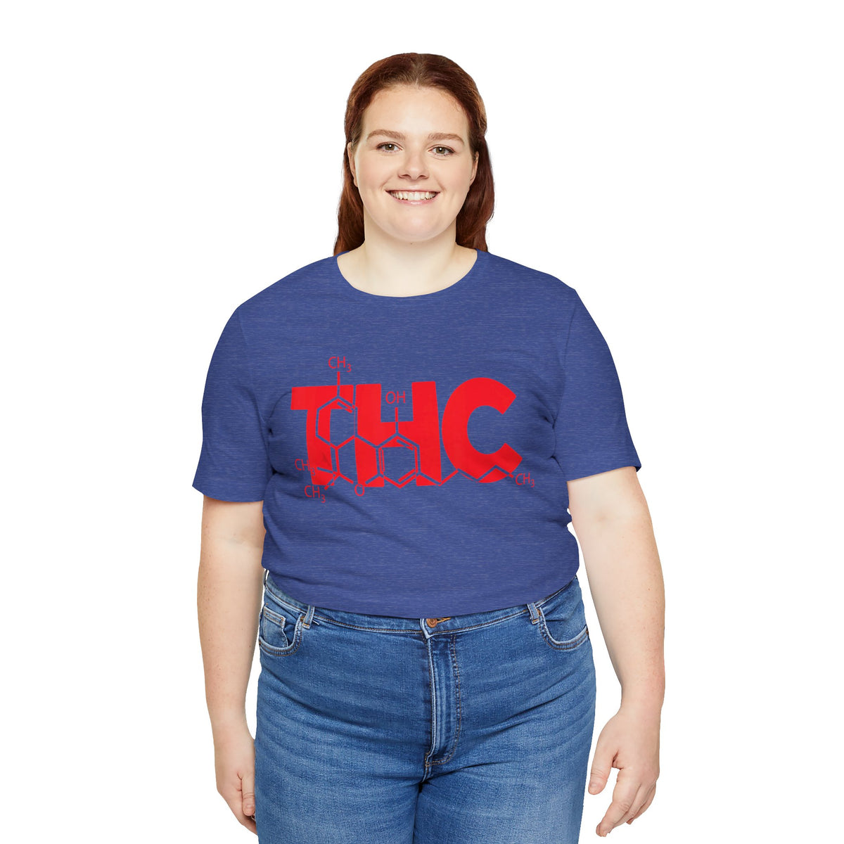 THC Molecule T-Shirt — Chemistry Graphic Cannabis Tee