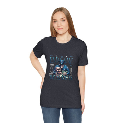 Endgame Got Busted Tee — Police Skull Graphic T-Shirt