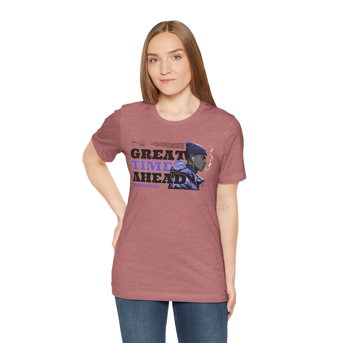Great Times Ahead Graphic Tee — Motivational Streetwear T‑Shirt