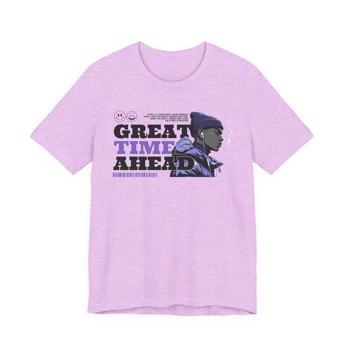 Great Times Ahead Graphic Tee — Motivational Streetwear T‑Shirt