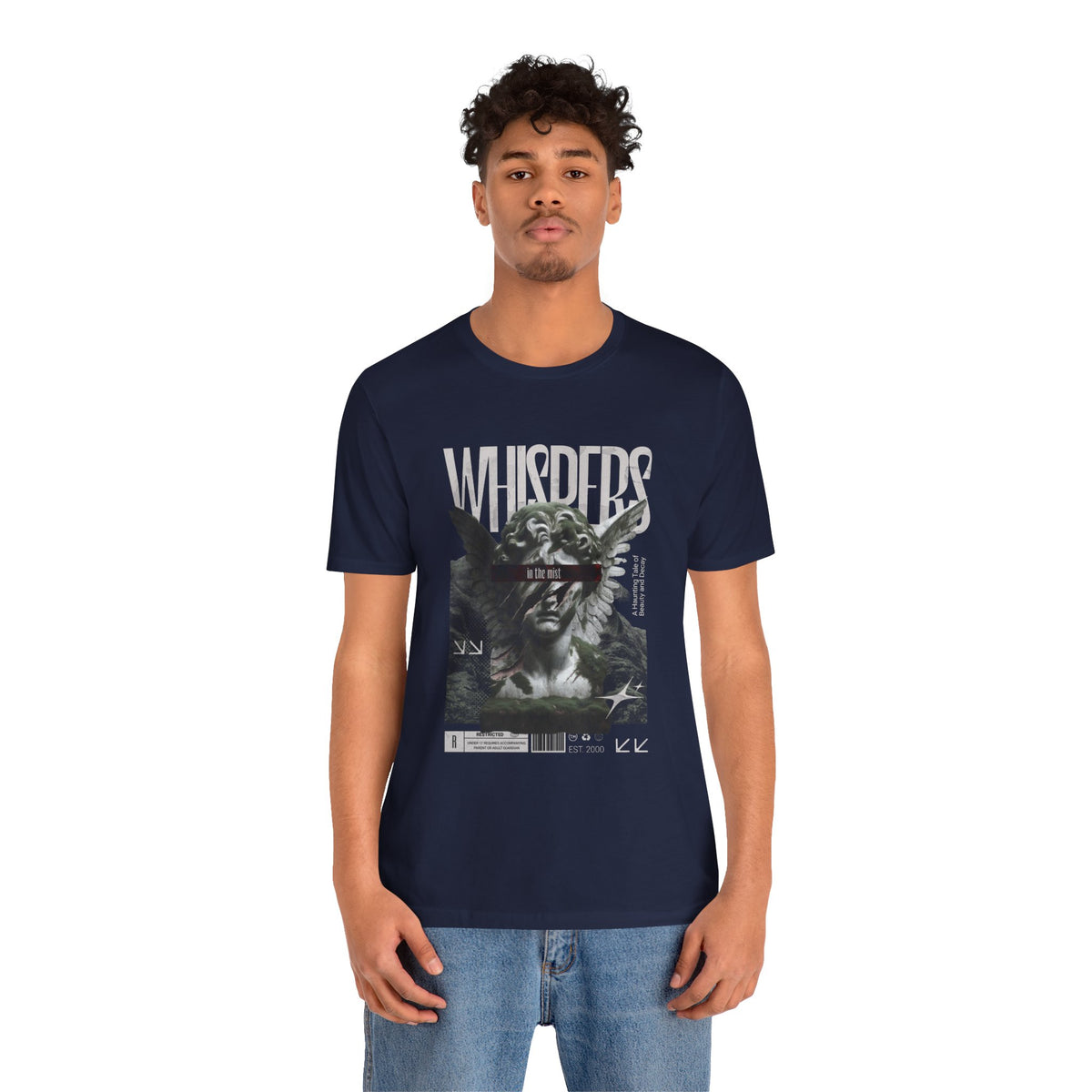 Whispers Angel Tee — Vintage Cherub Graphic T-Shirt