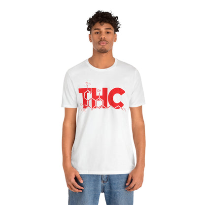 THC Molecule T-Shirt — Chemistry Graphic Cannabis Tee