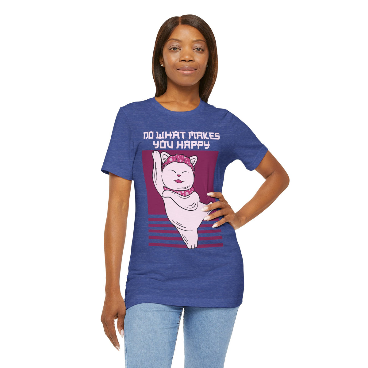 Do What Makes You Happy Cat Tee