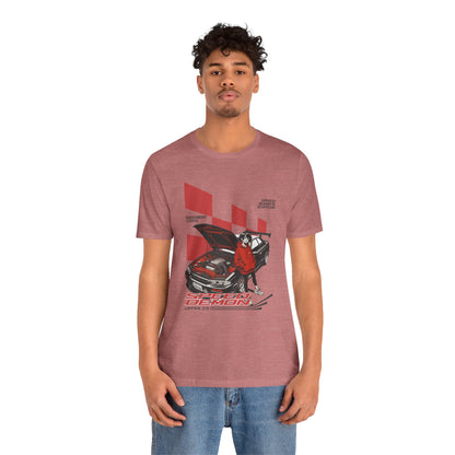 JDM Demon Street Racing T‑Shirt — Retro Car Anime Graphic Tee