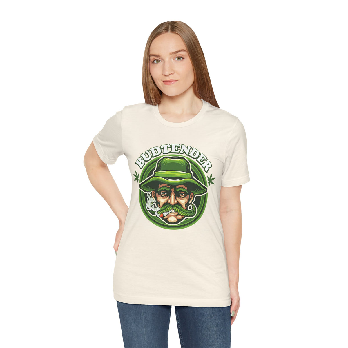 Budtender Graphic Tee – Retro Smoking Stoner Design