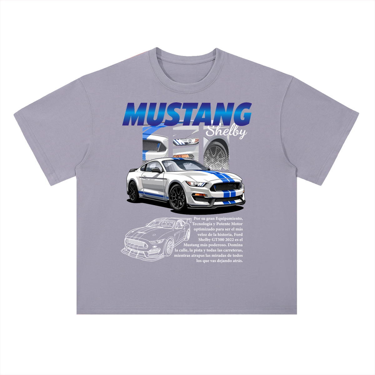 FORD MUSTANG SHELBY GT 500 Cotton T-Shirt