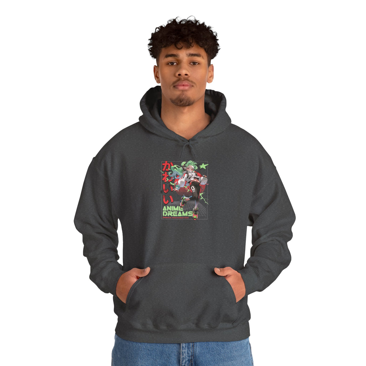Anime Kawaii Character Hoodie – Cute Japanese Graphic Pullover