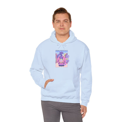 Anime Bunny Hoodie — Pastel Vaporwave Eeyore-Inspired Graphic