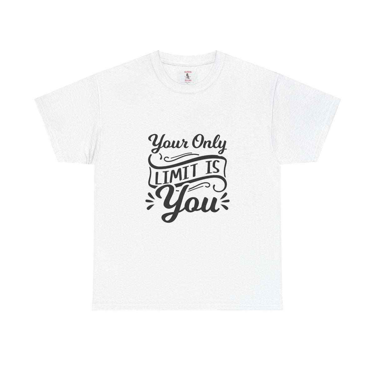 Motivational Tee — "Your Only Limit Is You / You Only Fail When You Stop Trying" Inspirational Shirt