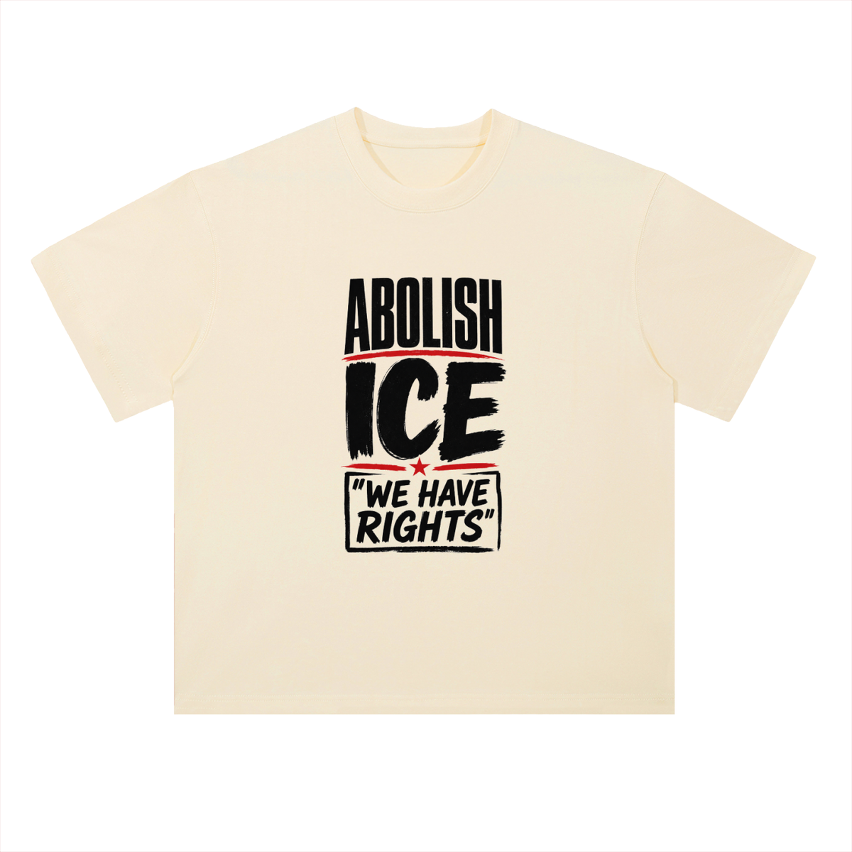 Abolish ICE Statement Graphic T-Shirt