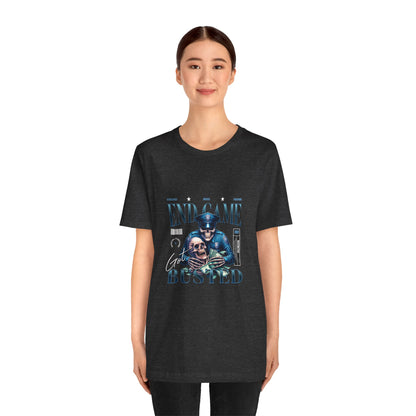 Endgame Got Busted Tee — Police Skull Graphic T-Shirt