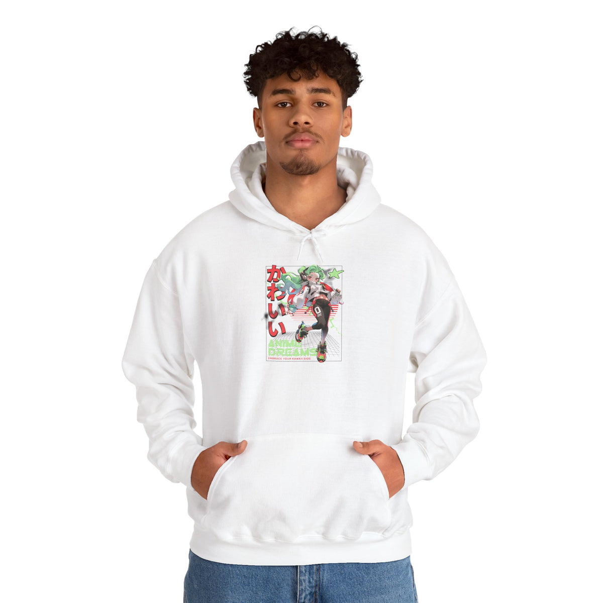 Anime Kawaii Character Hoodie – Cute Japanese Graphic Pullover