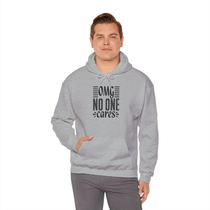 OMG No One Cares Hooded Sweatshirt