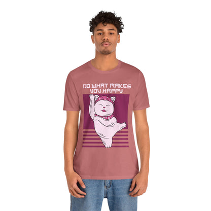 Do What Makes You Happy Cat Tee