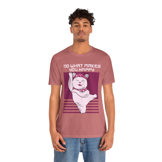 Do What Makes You Happy Cat Tee