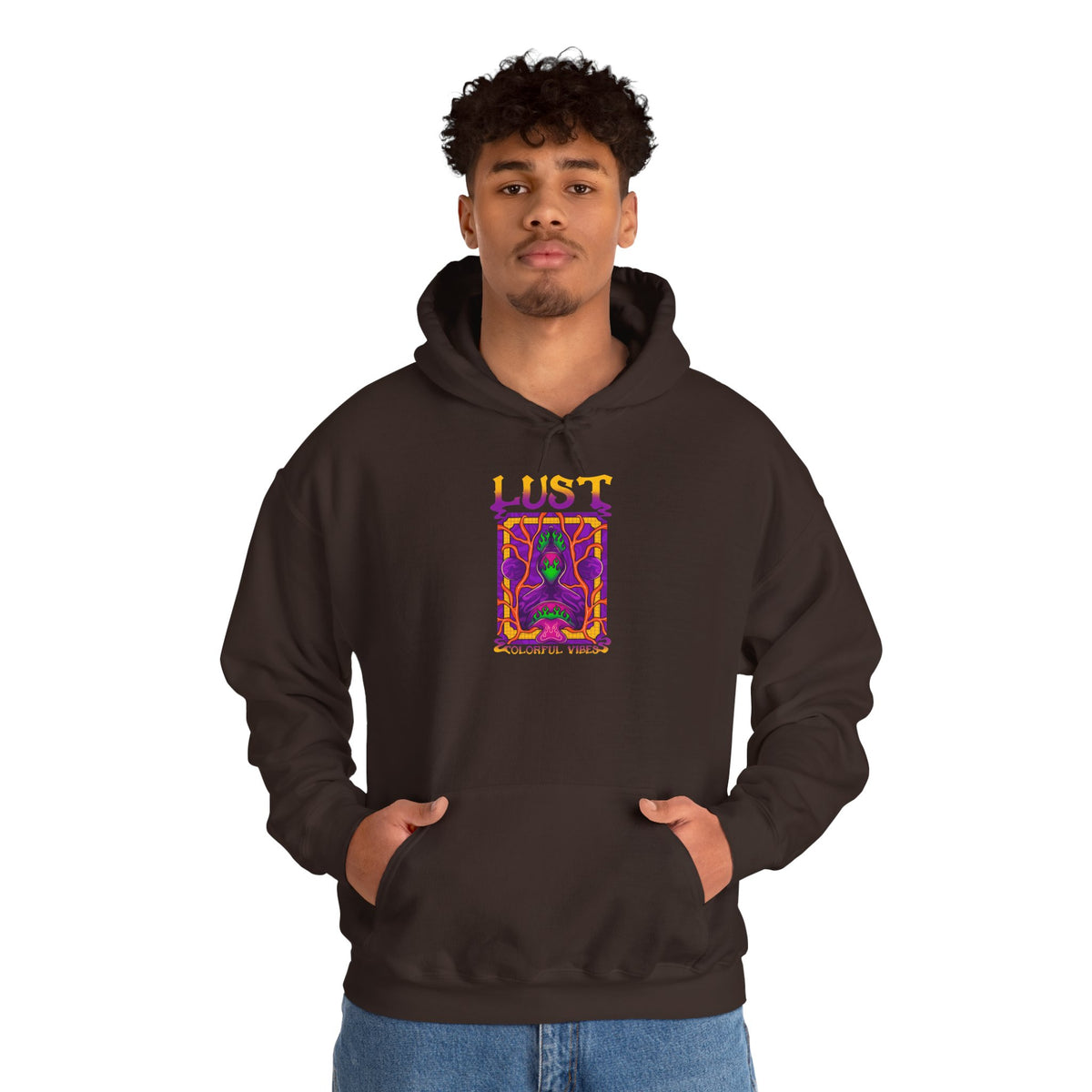 Lust Tarot Hoodie — Psychedelic Arcana Graphic Pullover