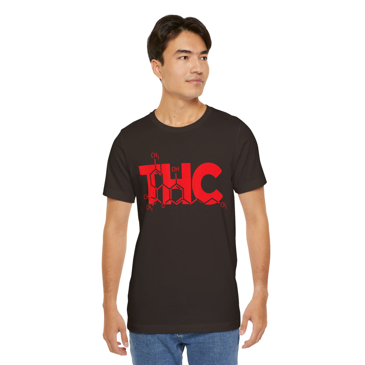 THC Molecule T-Shirt — Chemistry Graphic Cannabis Tee