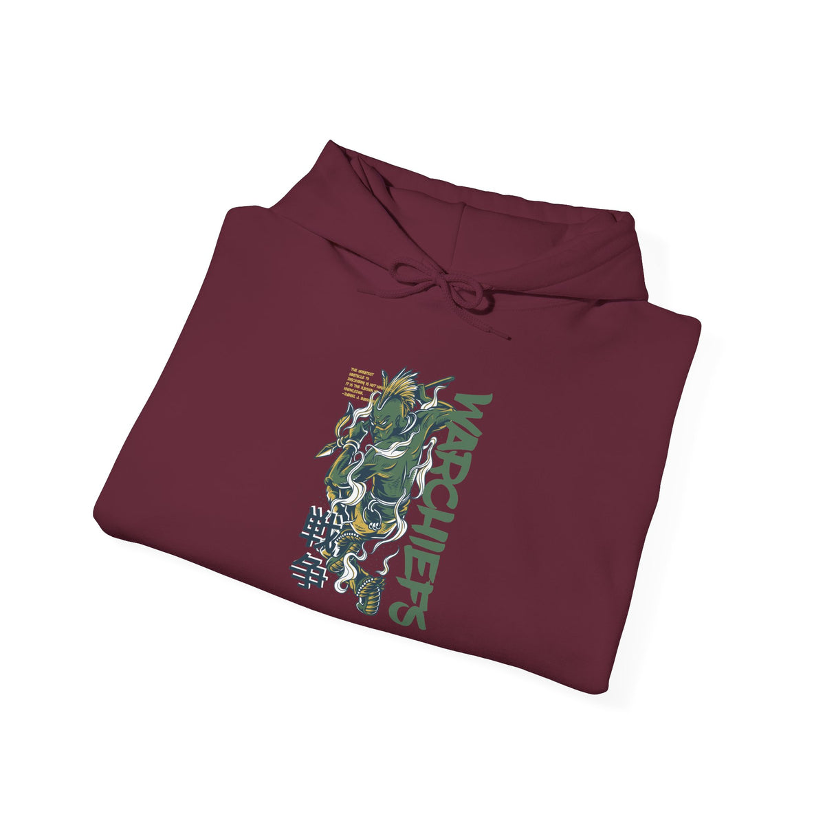 Warchiefs Dragon Hoodie – Asian-Inspired Warrior Graphic Sweatshirt