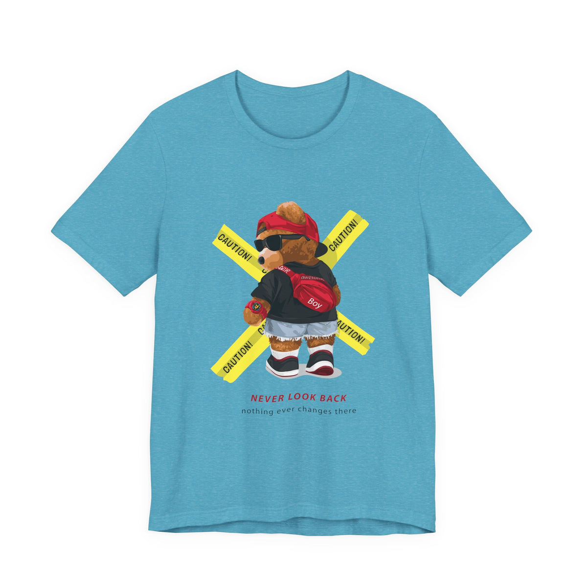 Teddy Bear 'Never Look Back' Graphic Tee