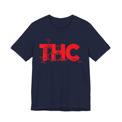 THC Molecule T-Shirt — Chemistry Graphic Cannabis Tee
