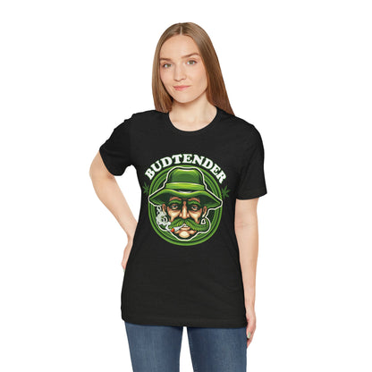 Budtender Graphic Tee – Retro Smoking Stoner Design