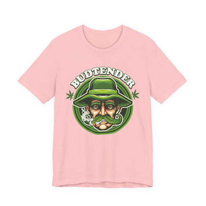Budtender Graphic Tee – Retro Smoking Stoner Design
