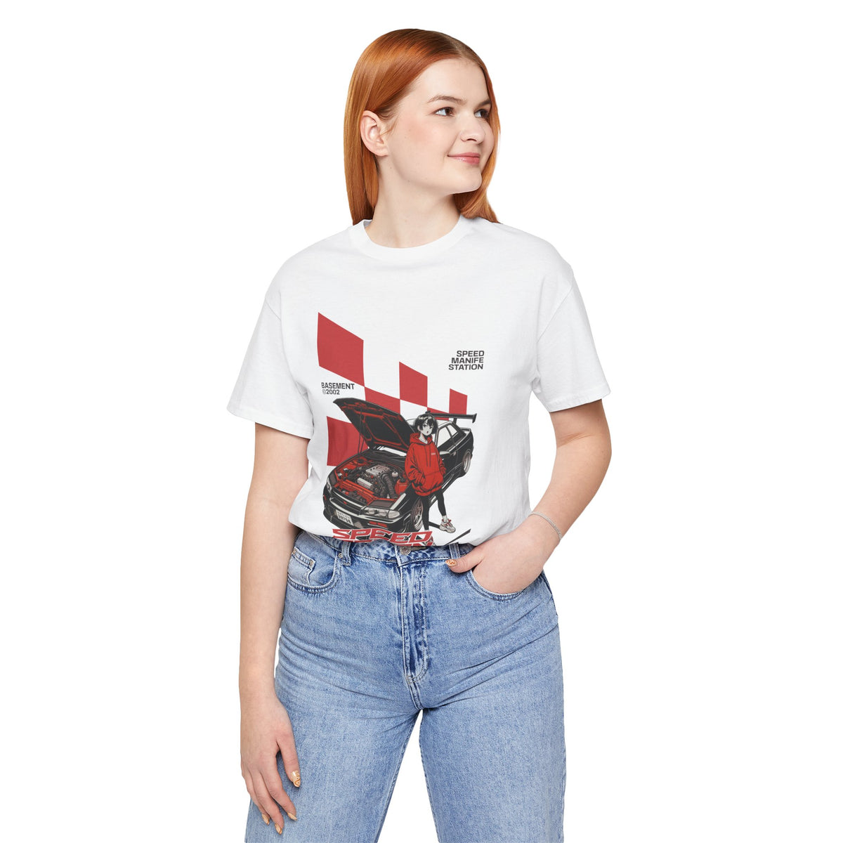 JDM Demon Street Racing T‑Shirt — Retro Car Anime Graphic Tee