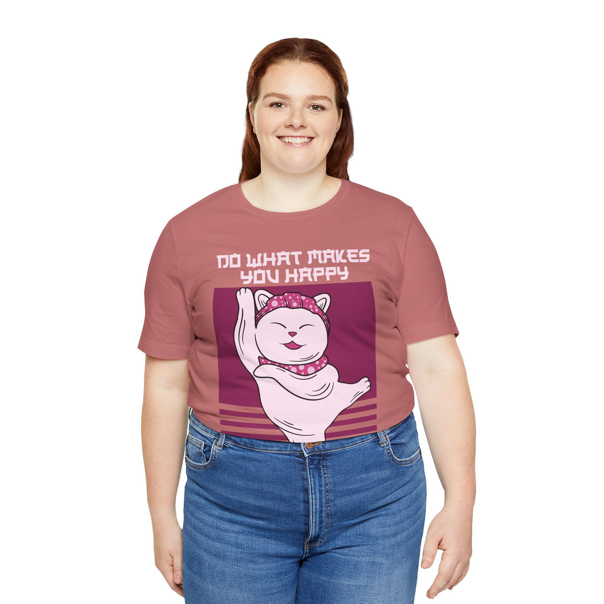 Do What Makes You Happy Cat Tee