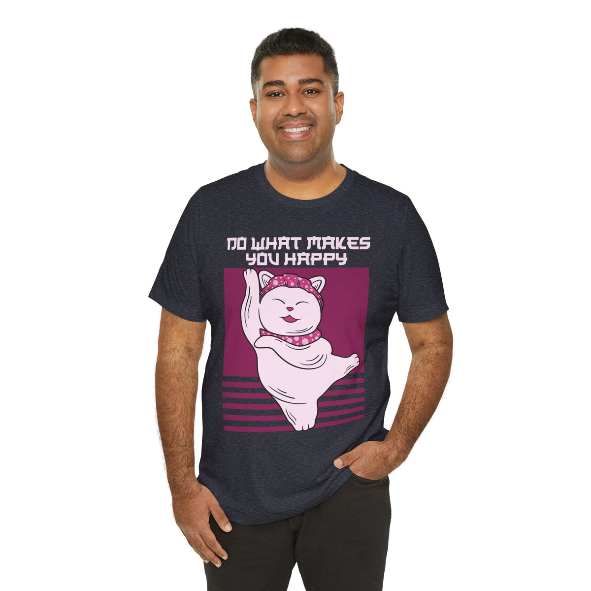 Do What Makes You Happy Cat Tee