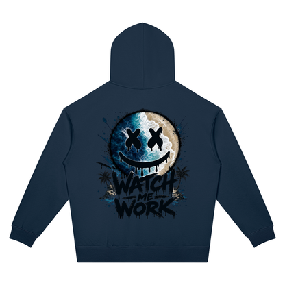 Watch Me Work Two-Sided Graphic Hoodie