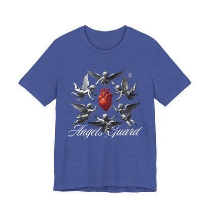 Angel Guard T‑Shirt — Sacred Heart & Cherub Graphic Tee