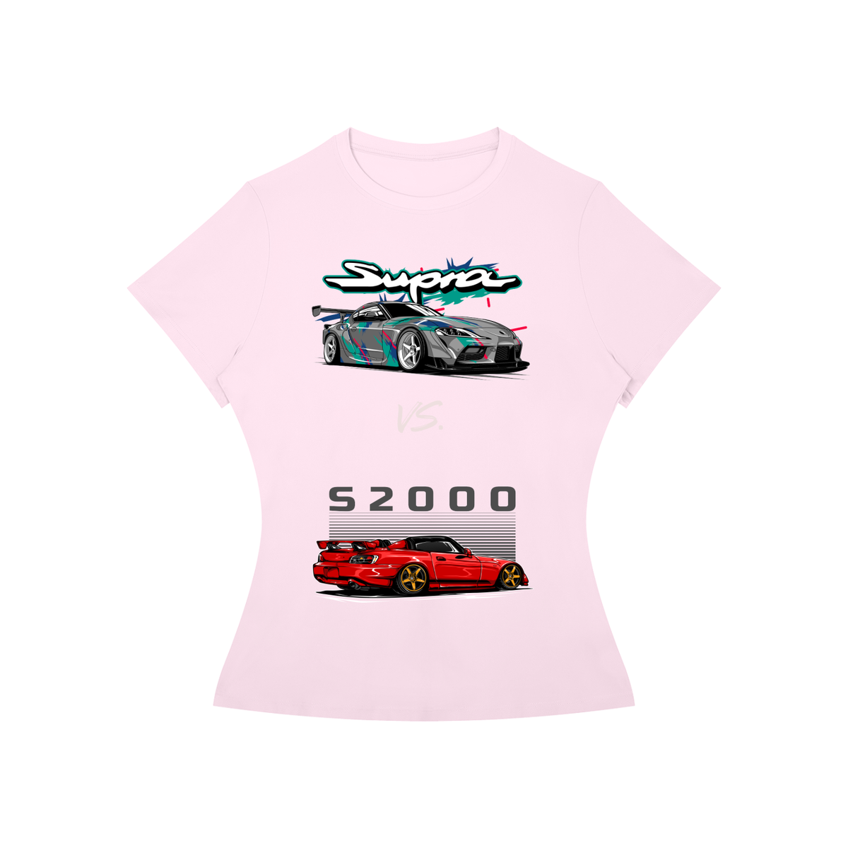 Supra vs S2000 Women’s Slim-Fit Graphic Tee