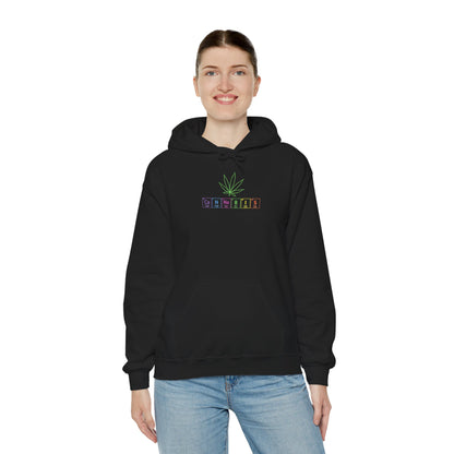 Minimalist Pastel Tarot Hoodie — "Chill" Crystal Grid Graphic
