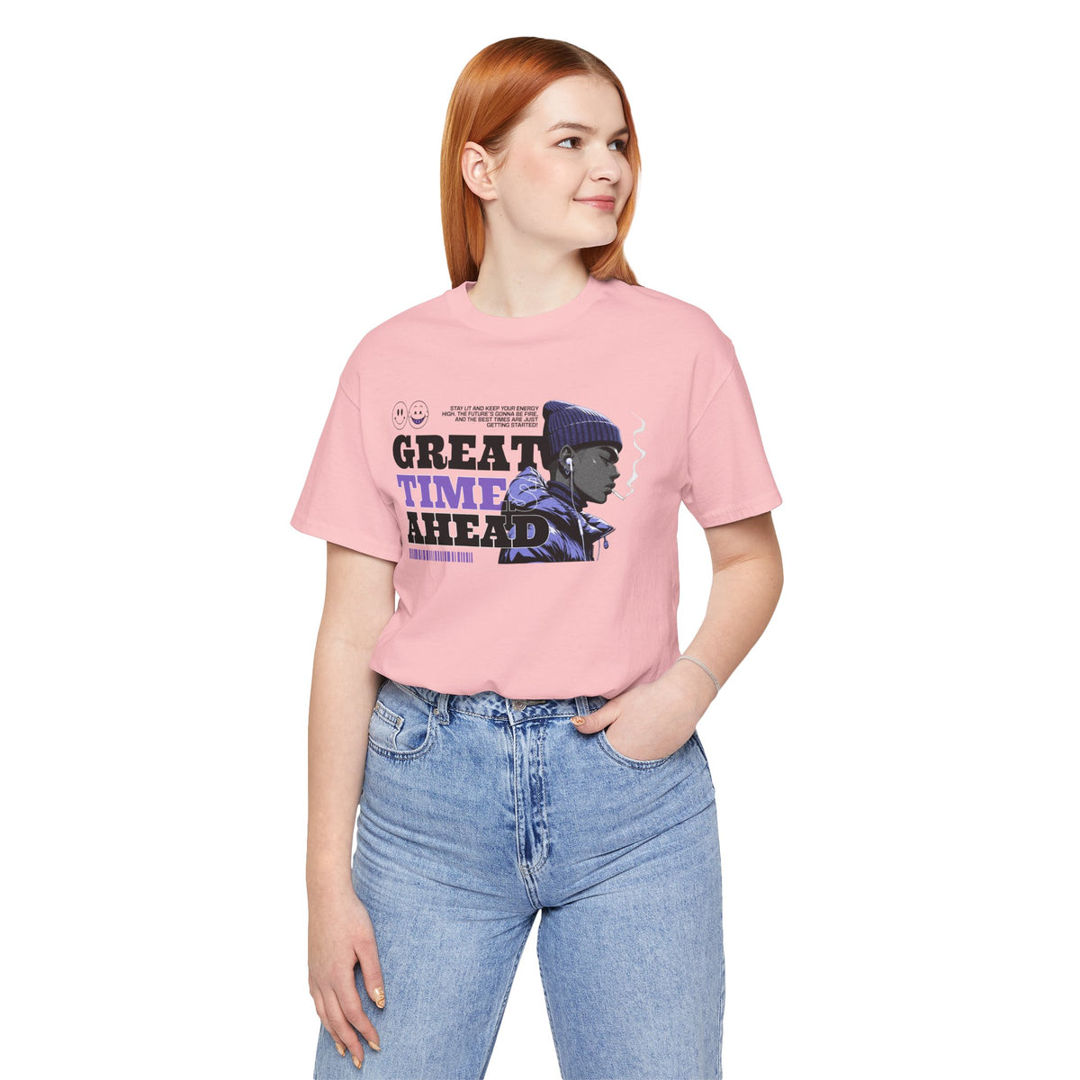 Great Times Ahead Graphic Tee — Motivational Streetwear T‑Shirt