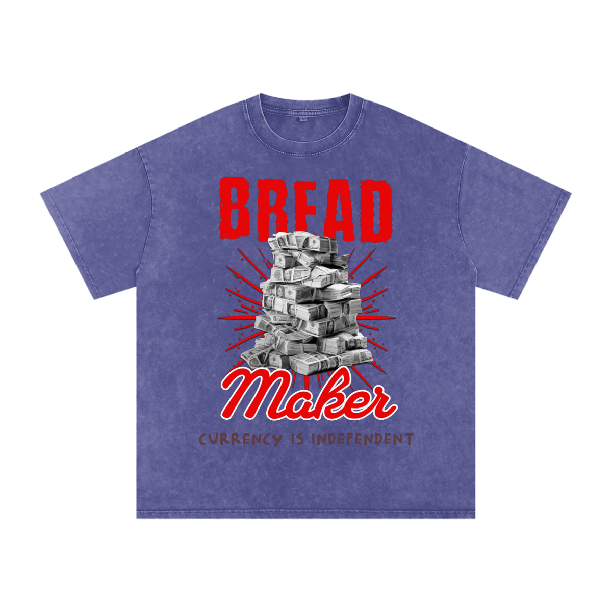Bread Maker Snow-Washed Cotton Graphic Tee