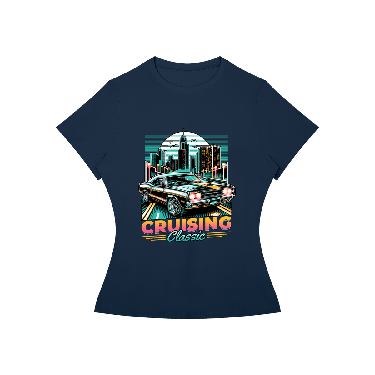 Cruising Classic Women’s Slim-Fit Graphic Tee