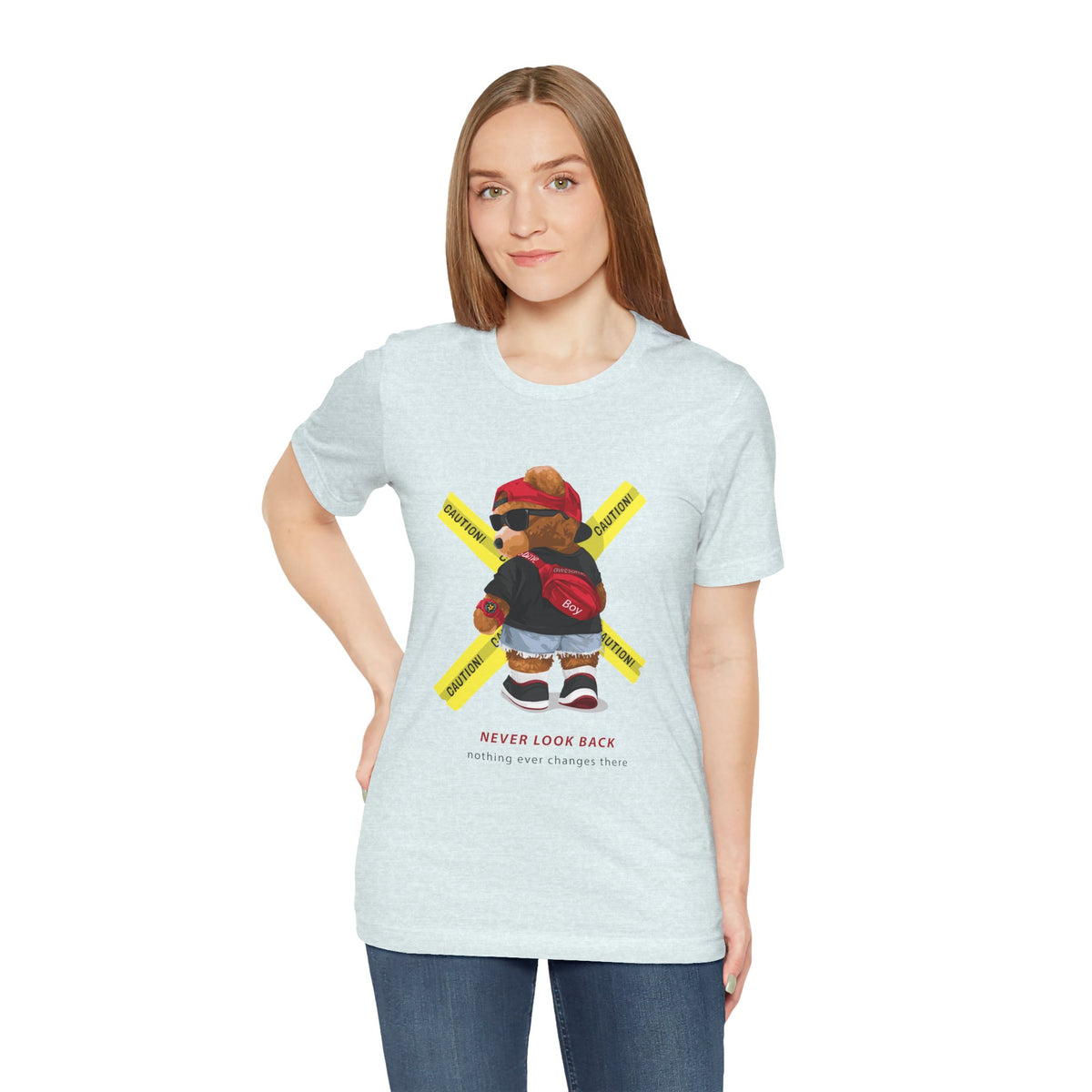 Teddy Bear 'Never Look Back' Graphic Tee