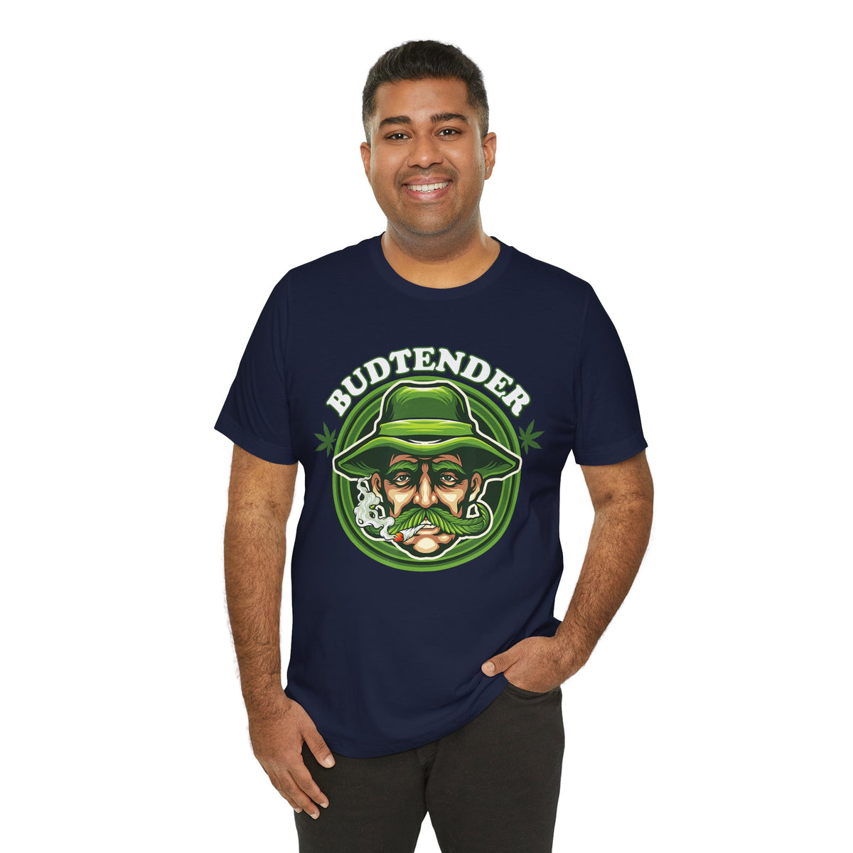 Budtender Graphic Tee – Retro Smoking Stoner Design