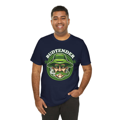 Budtender Graphic Tee – Retro Smoking Stoner Design