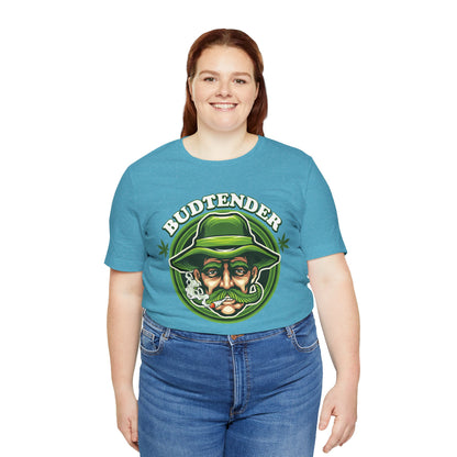 Budtender Graphic Tee – Retro Smoking Stoner Design