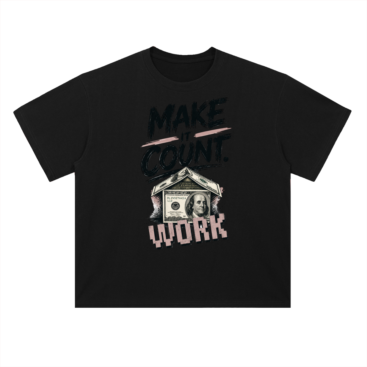 Make It Count Graphic Heavyweight Drop Shoulder Tee