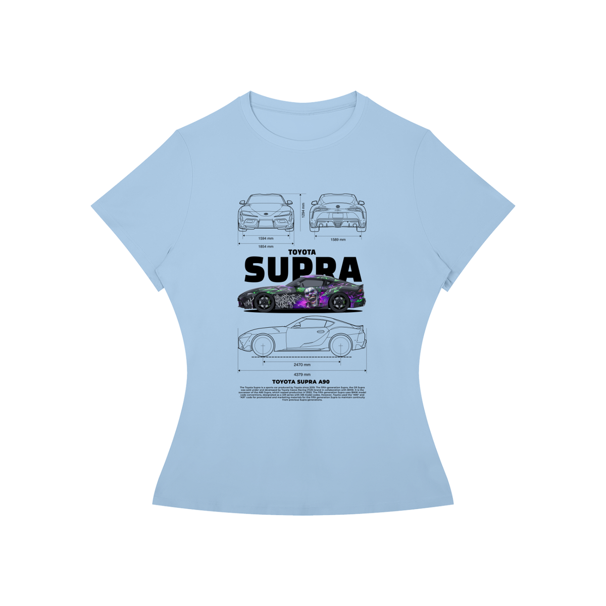 Toyota Supra A90 Women’s Slim-Fit Graphic Tee
