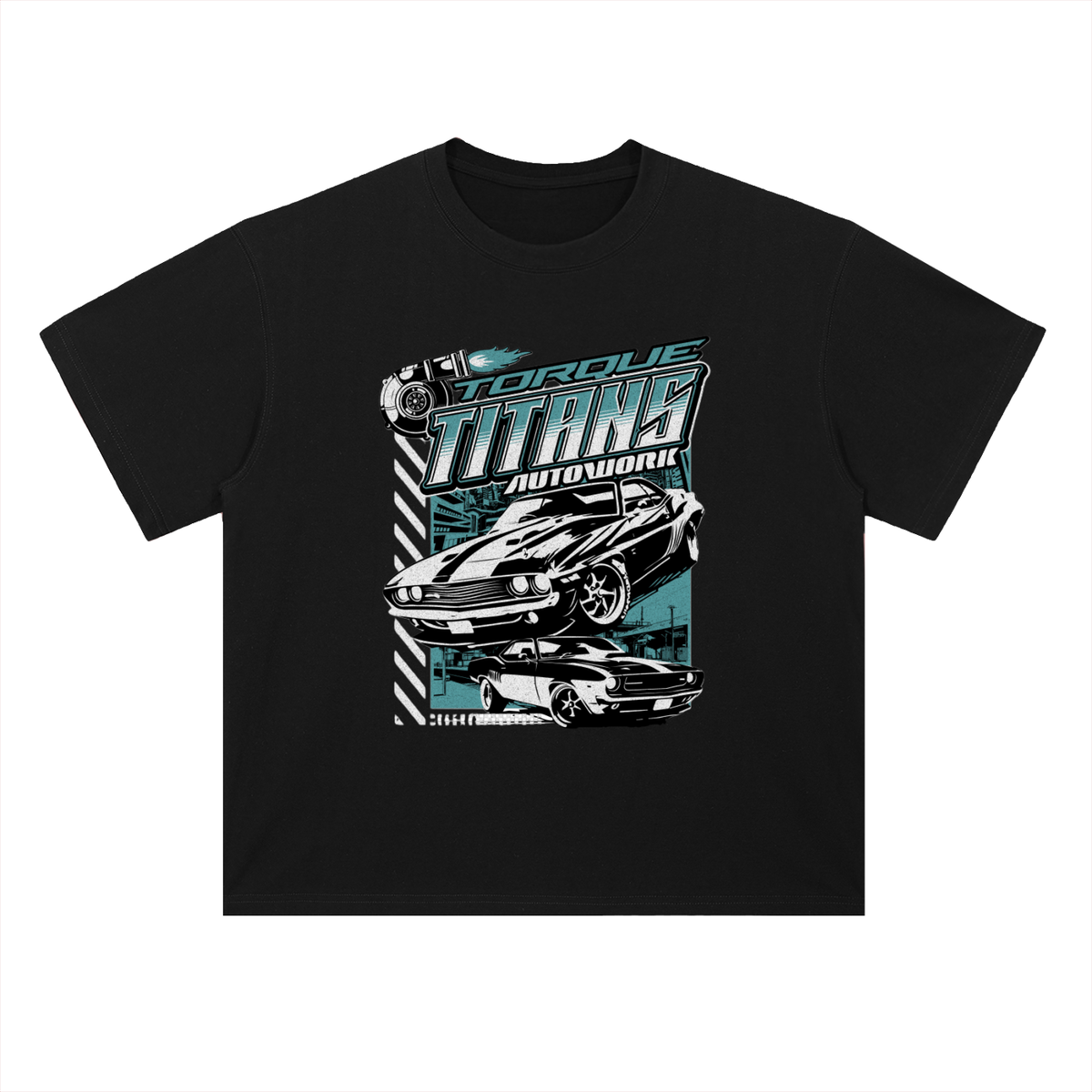 Torque Titans Cotton Graphic Tee