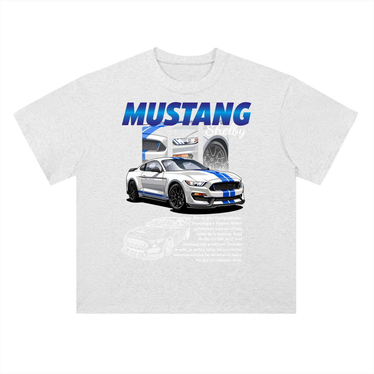 FORD MUSTANG SHELBY GT 500 Cotton T-Shirt