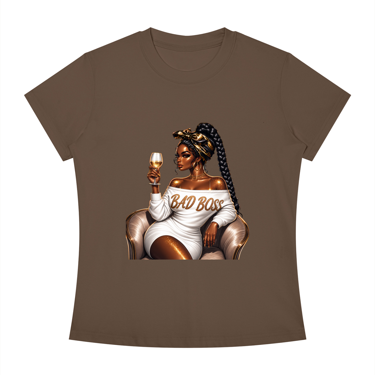 Bad Boss Women’s Slim-Fit Graphic Tee
